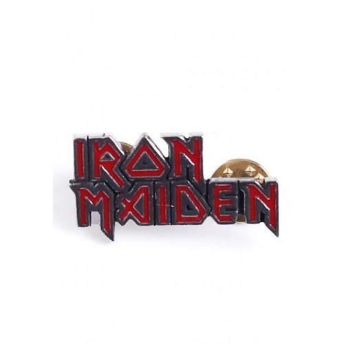 Iron Maiden Logo Metal Pin Heavy Power Symphonic Season Of Mist