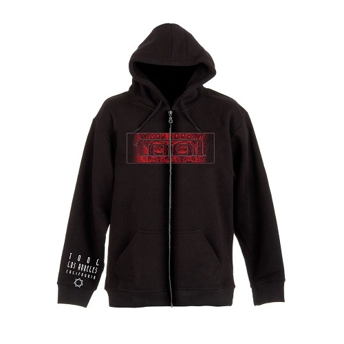 tool red face hoodie