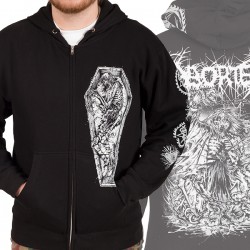 Aborted - Coffin - Hooded Sweat Shirt Zip (Men)