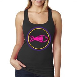 Fishbone - Pink Fish - T-shirt Tank Top (Women)