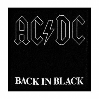 AC/DC - Back In Black - Patch (Homme)
