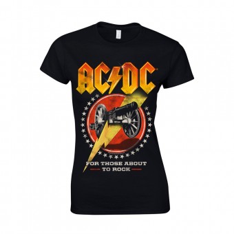 AC/DC - For Those About To Rock New - T-shirt (Femme)