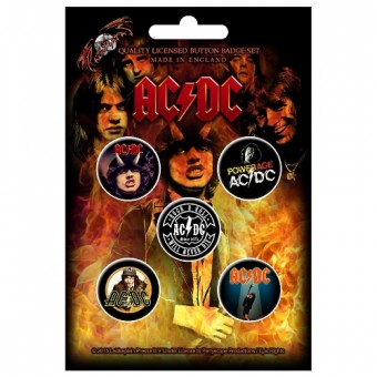 AC/DC - Highway To Hell - BUTTON BADGE SET