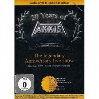 Axxis - 20 Years Of Axxis "the Legendary Anniversary Live Show" - DOUBLE DVD + 2CD