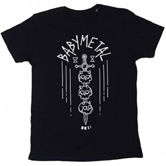 Babymetal - Skulls On Sword - T-shirt (Homme)
