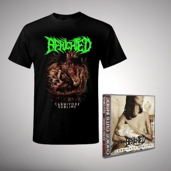 Benighted - Carnivore Sublime - DOUBLE CD + T-shirt bundle (Homme)