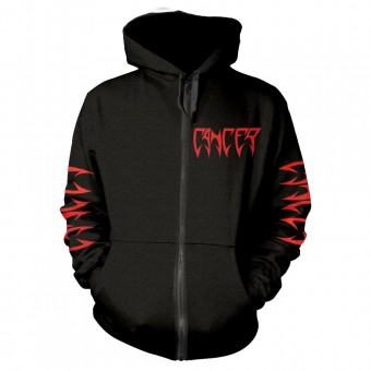 Cancer - Death Shall Rise - Hooded Sweat Shirt Zip (Homme)