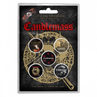 Candlemass - The Door To Doom - BUTTON BADGE SET