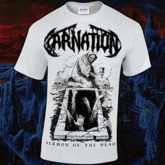 Carnation - Sermon Of The Dead - White - T-shirt (Homme)