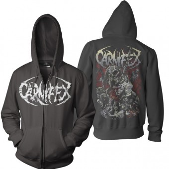 Carnifex - Hanging Corpse - Hooded Sweat Shirt Zip (Homme)