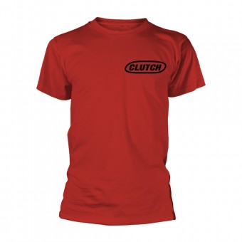 Clutch - Classic Logo (black/red) - T-shirt (Homme)