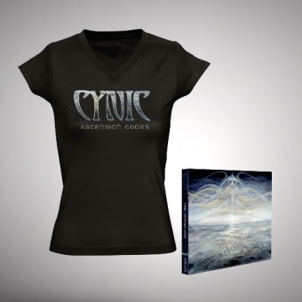Cynic - Ascension Codes [bundle] - CD DIGIPAK + T-shirt bundle (Femme)