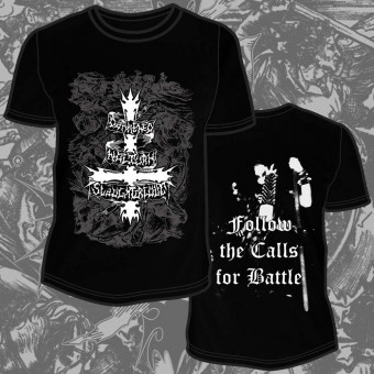 Darkened Nocturn Slaughtercult - Follow The Calls For Battle 2023 - T-shirt (Homme)