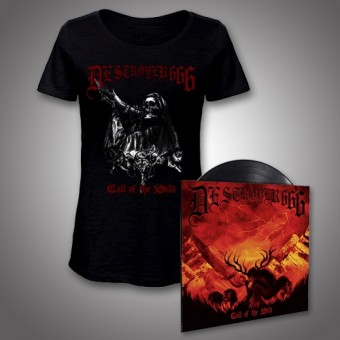 Deströyer 666 - Call Of The Wild - Mini LP + T-shirt bundle (Femme)