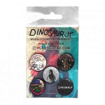 Dinosaur JR - Albums 1987-1992 - BUTTON BADGE SET