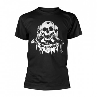 Discharge - 3 Skulls - T-shirt (Homme)