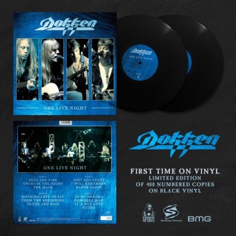 Dokken - One Night Live - DOUBLE LP GATEFOLD