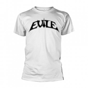 Evile - Logo (white Ts/black Print) - T-shirt (Homme)