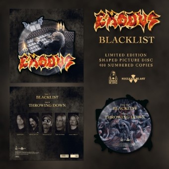 Exodus - Blacklist - SHAPED VINYL