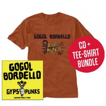 Gogol Bordello - Gypsy Punks Underdog World Strike LTD Edition - CD + T-shirt bundle (Men)