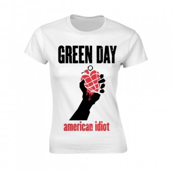 Green Day - American Idiot Heart - T-shirt (Femme)