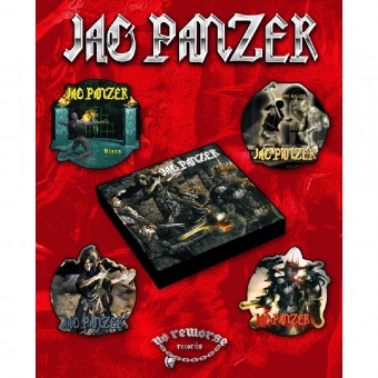 Jag Panzer - 4 Shaped Picture Discs Bundle - BOX COLLECTOR