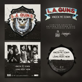 L.A. Guns - Knock Me Down - SHAPED VINYL