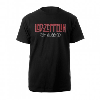 Led Zeppelin - Logo & Symbols - T-shirt (Homme)