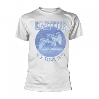 Led Zeppelin - Tour 75 Blue Wash - T-shirt (Homme)