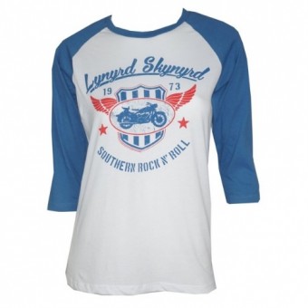 Lynyrd Skynyrd - Southern Rock N Roll - Baseball Shirt 3/4 Sleeve (Femme)