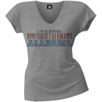 Lynyrd Skynyrd - Sweet Home Alabama - T-shirt V-neck (Femme)