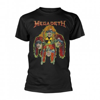 Megadeth - Nuclear Glow Heads - T-shirt (Homme)