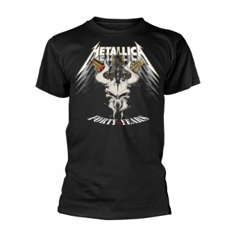 Metallica - 40th Anniversary Forty Years - T-shirt (Homme)