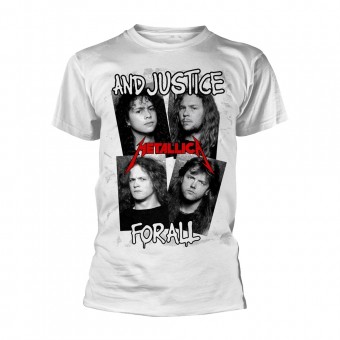Metallica - Faces First Four Albums - T-shirt (Homme)