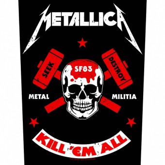 Metallica - Metal Militia - BACKPATCH