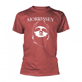 Morrissey - Face Logo (heather red) - T-shirt (Homme)