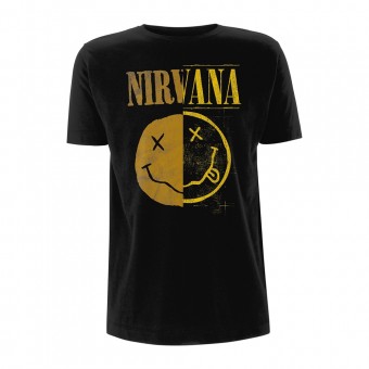Nirvana - Spliced Smiley - T-shirt (Homme)