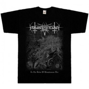Nokturnal Mortum - To The Gates Of Blasphemous Fire - T-shirt (Homme)