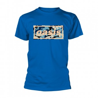 Oasis - Camo Logo (royal) - T-shirt (Homme)