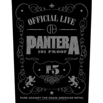Pantera - 101 Proof - BACKPATCH