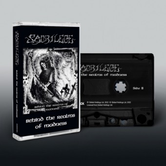 Sacrilege - Behind The Realms Of Madness - CASSETTE