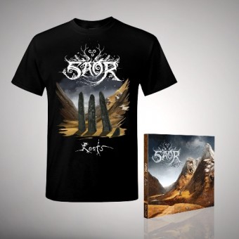 Saor - Roots - CD DIGIPAK + T-shirt bundle (Homme)