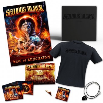 Serious Black - Rise Of Akhenaton - CD BOX COLLECTOR T-SHIRT (Homme)