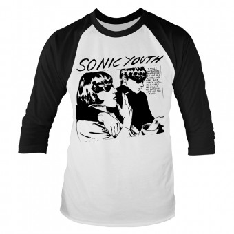 Sonic Youth - Goo (white/black) - Baseball Shirt 3/4 Sleeve (Homme)