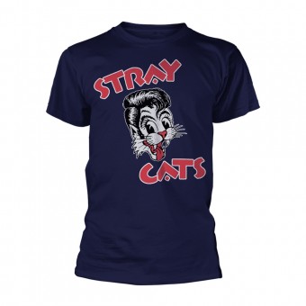 Stray Cats - Cat Logo (navy) - T-shirt (Homme)
