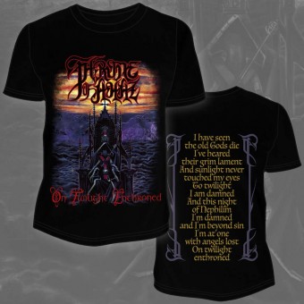 Throne Of Ahaz - On Twilight Enthroned - T-shirt (Homme)