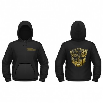 Transformers - Gold Autobot Shield - Hooded Sweat Shirt Zip (Homme)