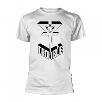 Trouble - Logo White - T-shirt (Homme)