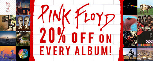 20% de remise sur tous les albums de Pink Floyd ! 