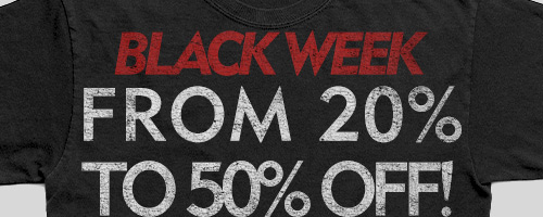 Offres Black Friday sur le merch !